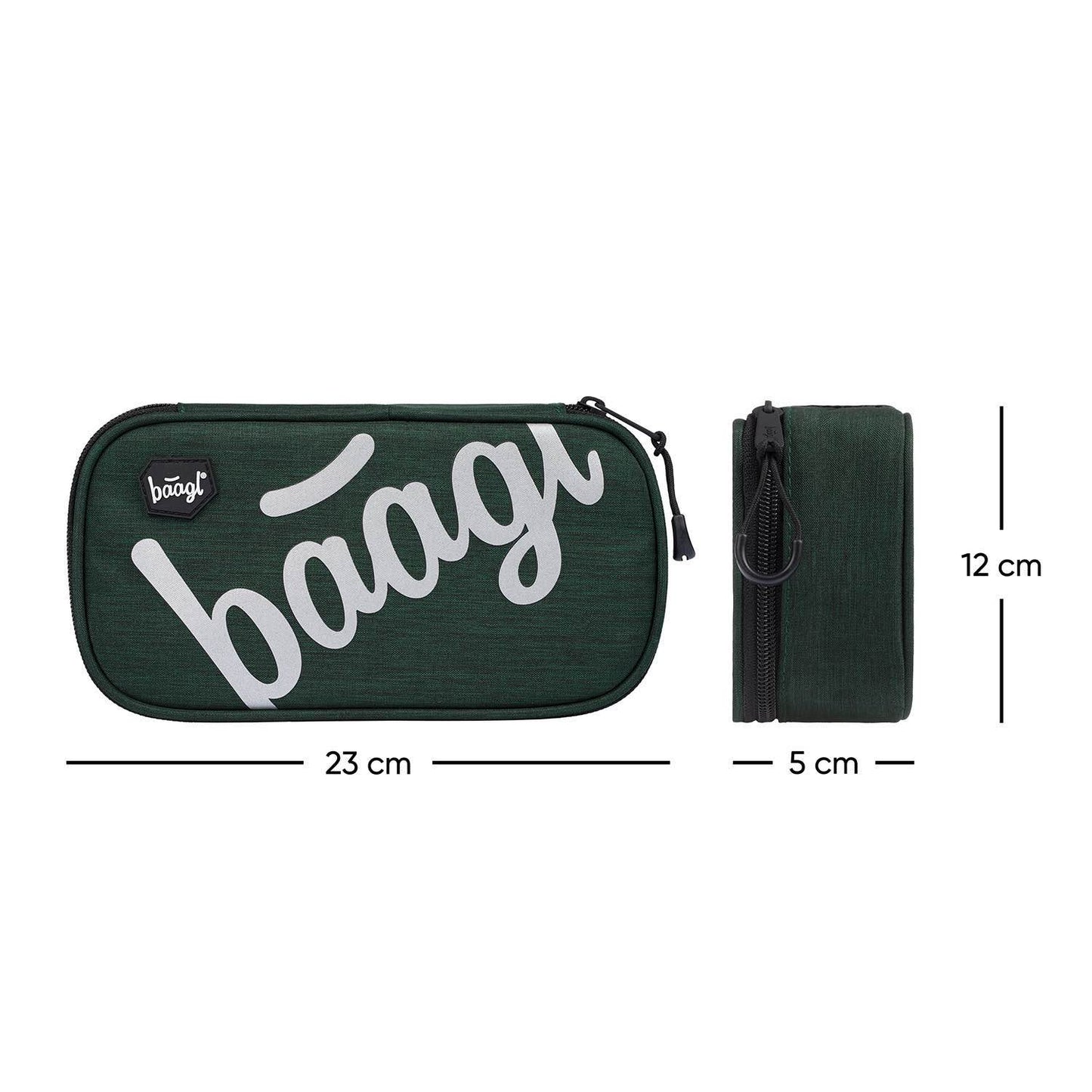 Školní penál etue Logo zelený