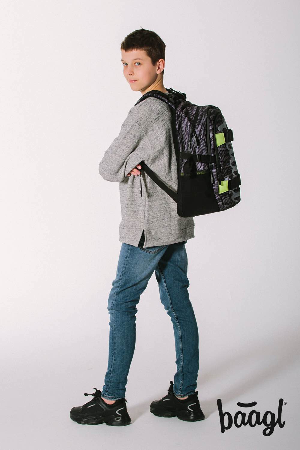 Školní batoh Skate Grey