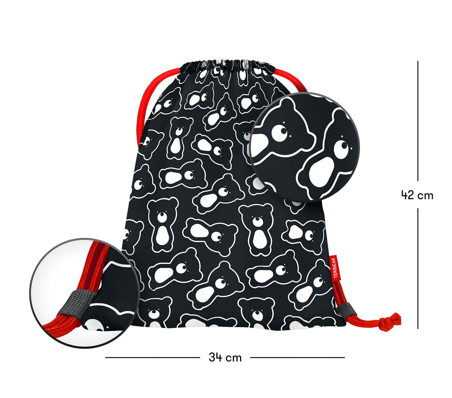 Sáček TERIBEAR černý