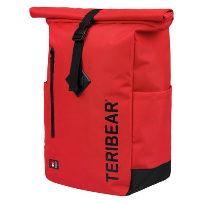 Zavinovací batoh TERIBEAR červený