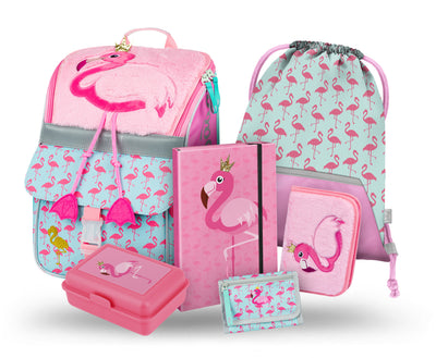 Školní set Zippy Plameňák III