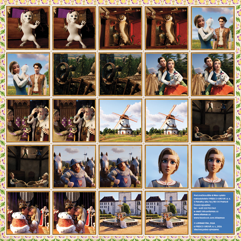 PYŠNÁ PRINCEZNA –  Pexeso