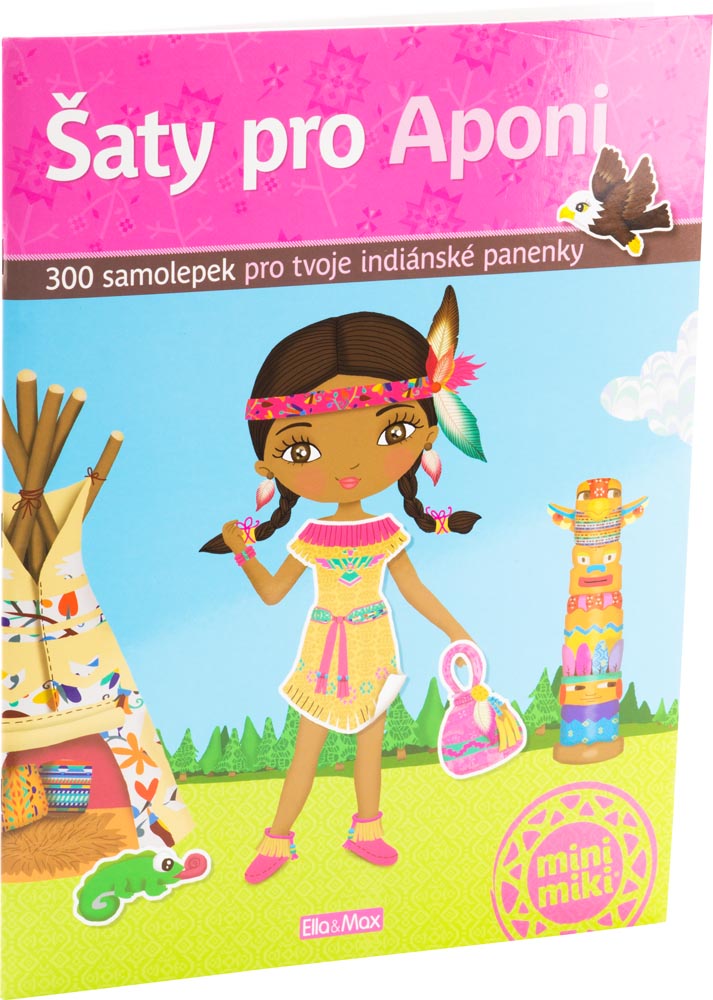 Šaty pro Aponi - kniha samolepek – BAAGL
