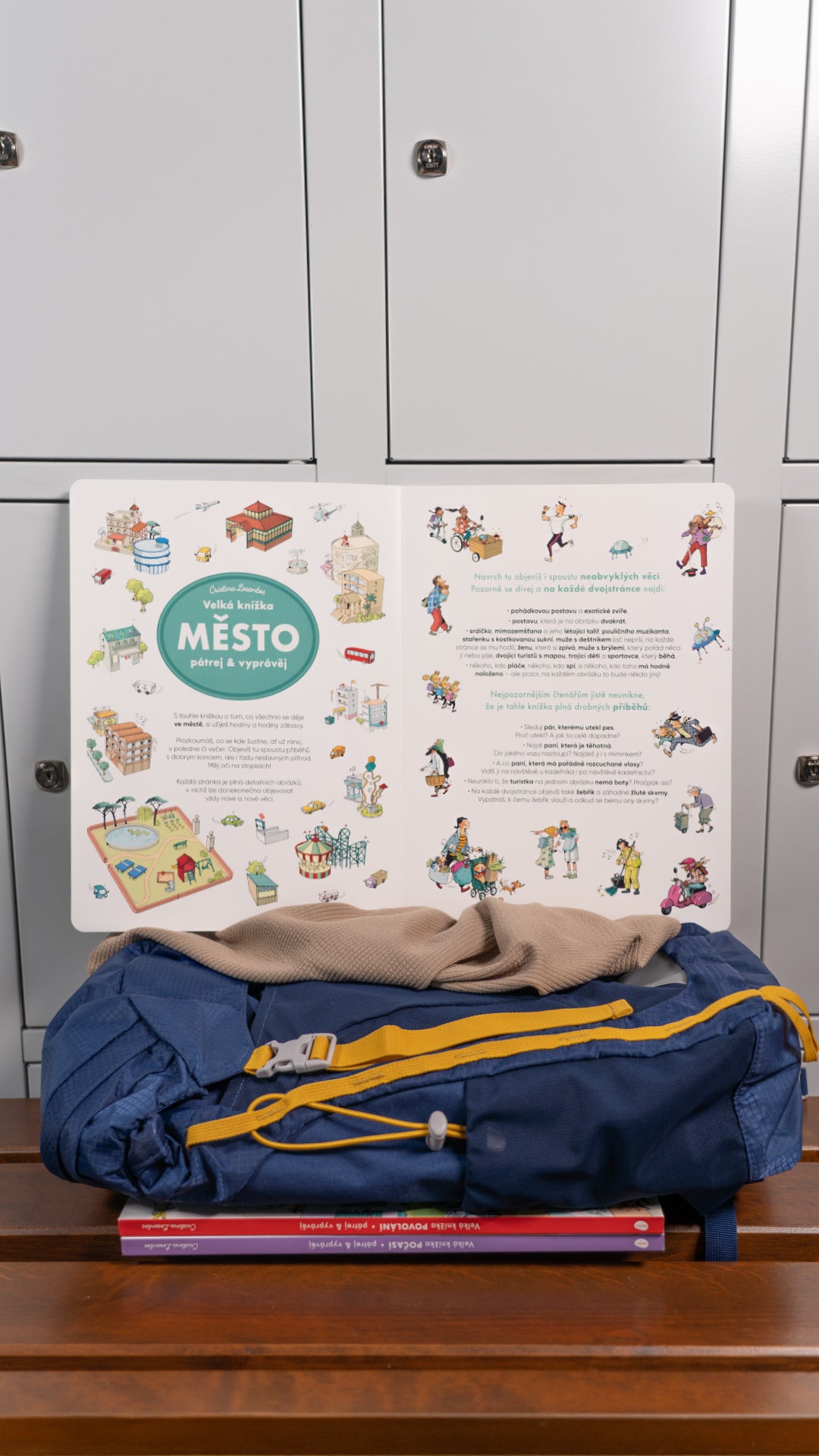 Velká knížka MĚSTO – Pátrej & vyprávěj