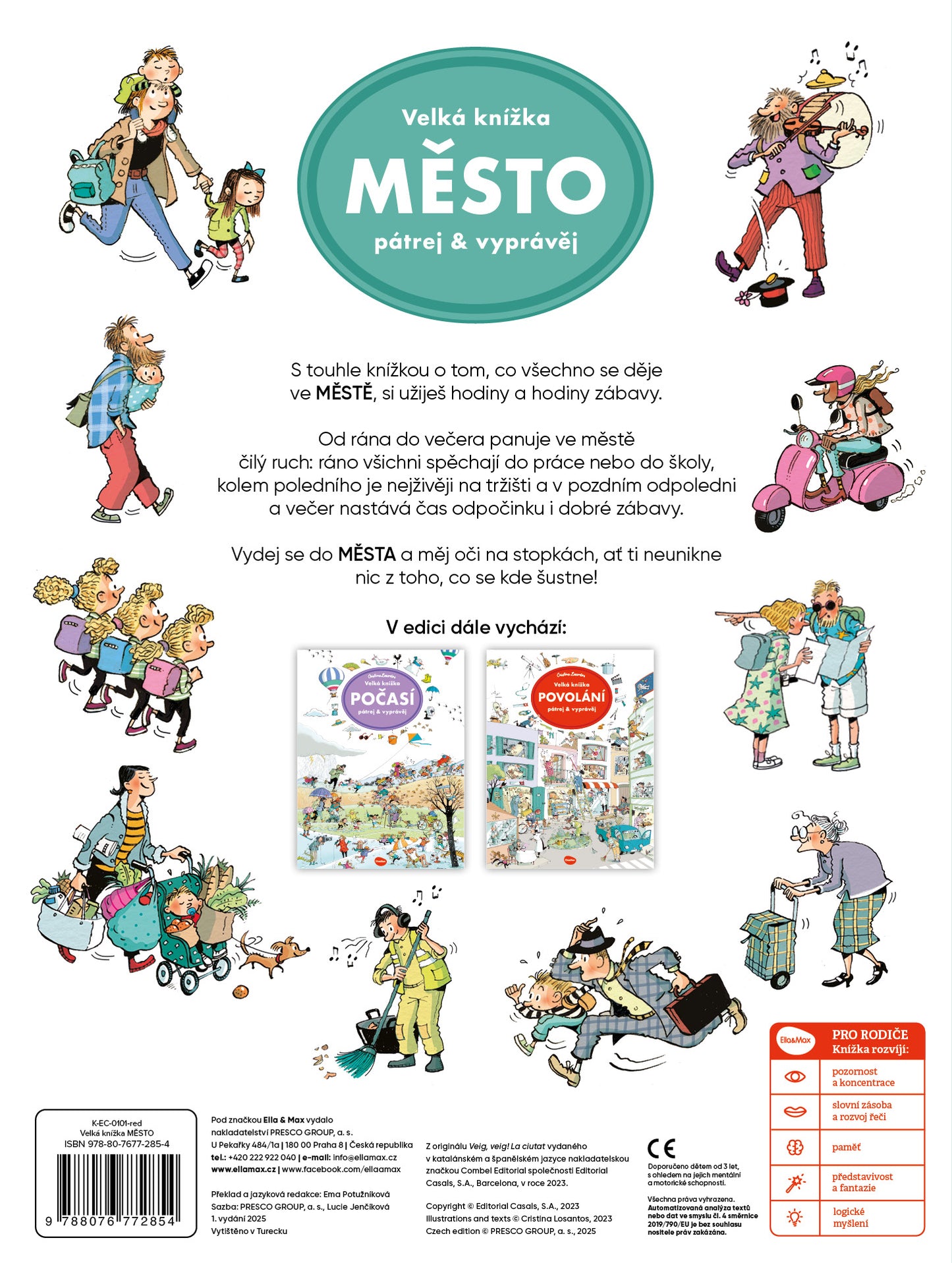 Velká knížka MĚSTO – Pátrej & vyprávěj