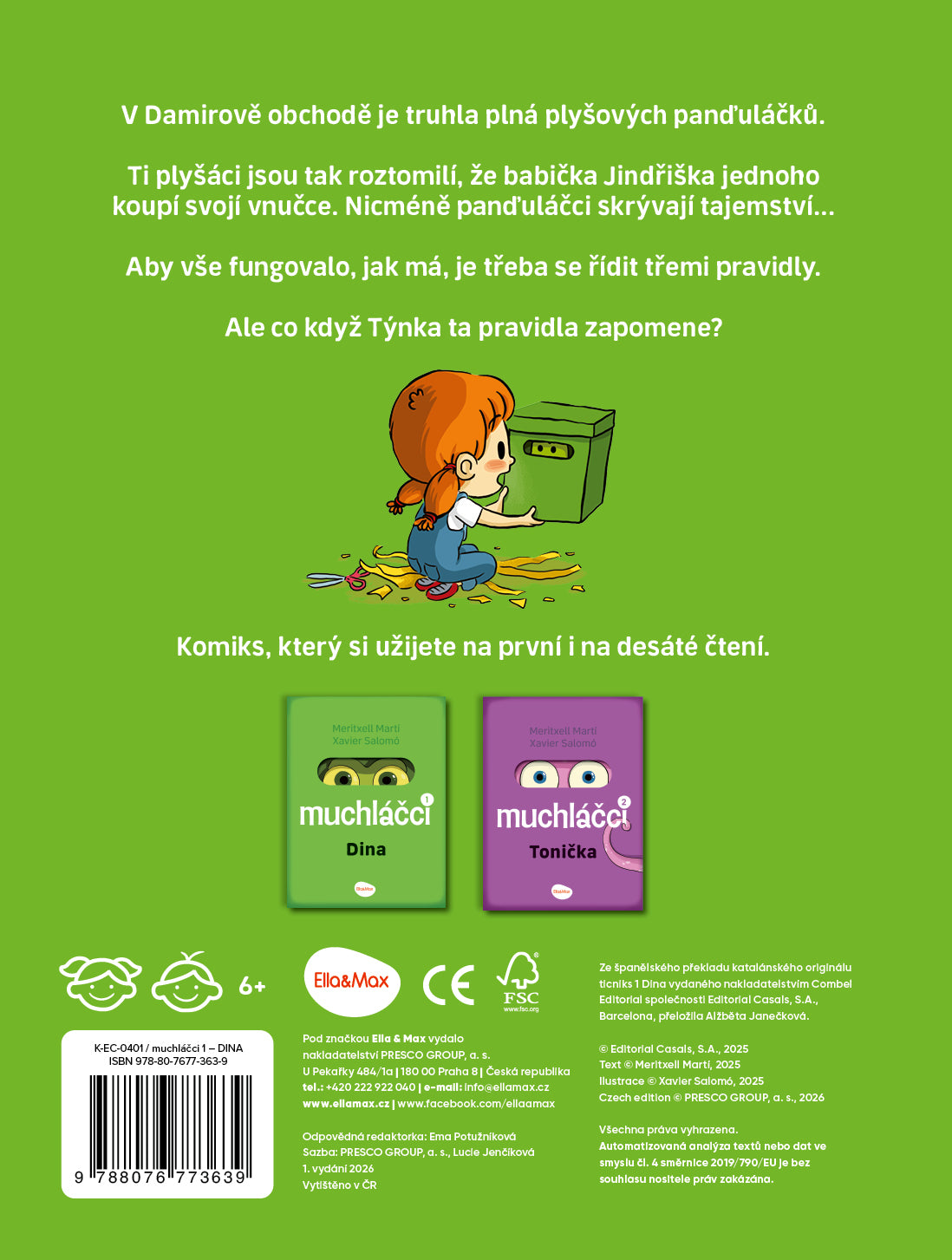 MUCHLÁČCI 1: DINA – Komiks pro nejmenší