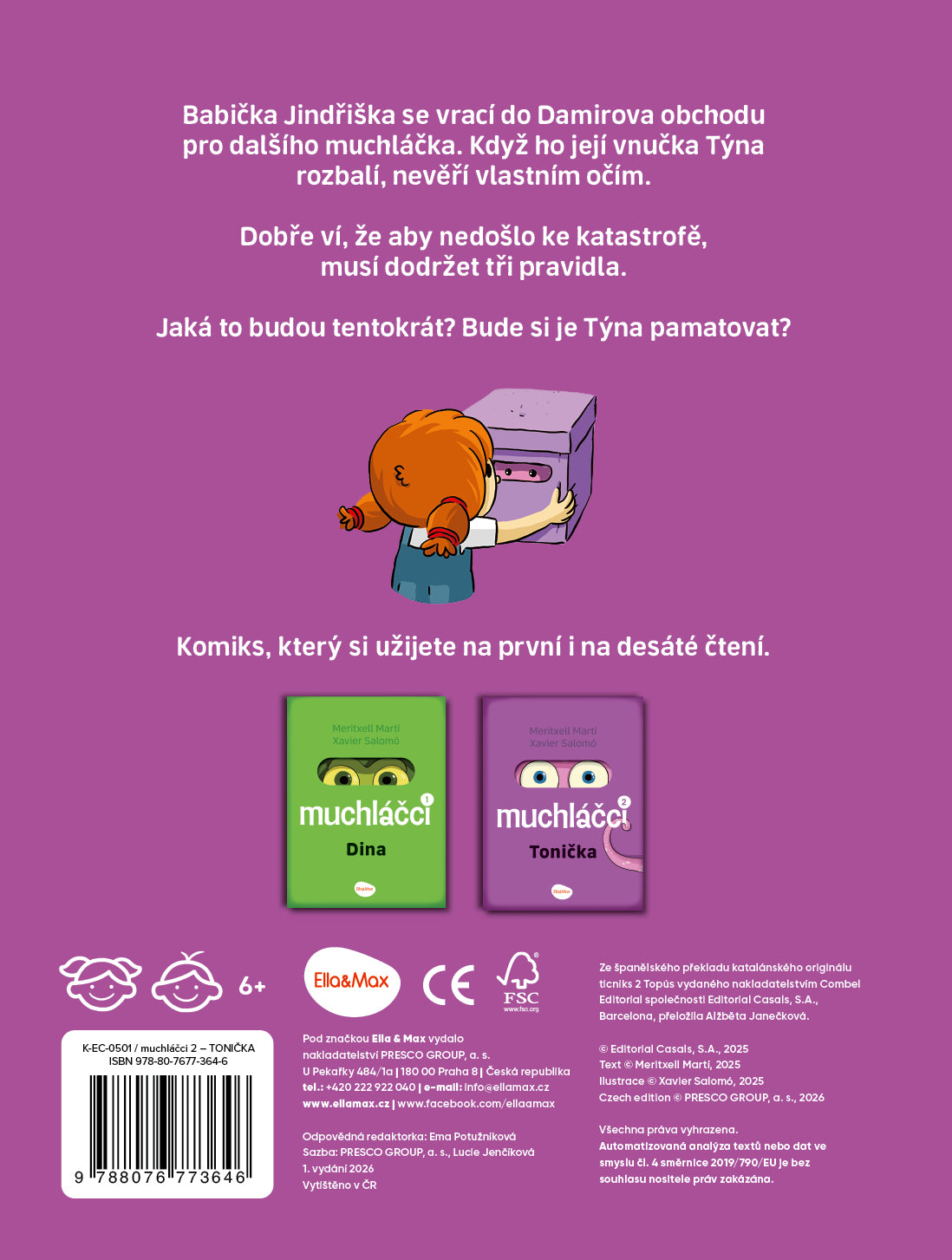 MUCHLÁČCI 2: TONIČKA – Komiks pro nejmenší