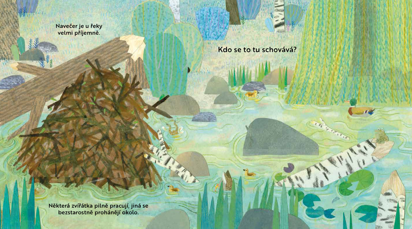 Kdo se to tu schovává? U ŘEKY – Knížka s odklápěcími okénky