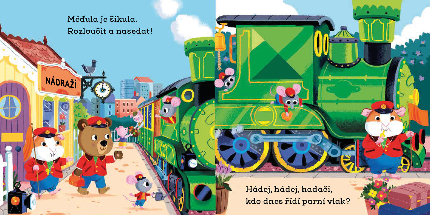 MÉĎULA ŠIKULA STROJVEDOUCÍM – Obrázky s pohyblivými prvky