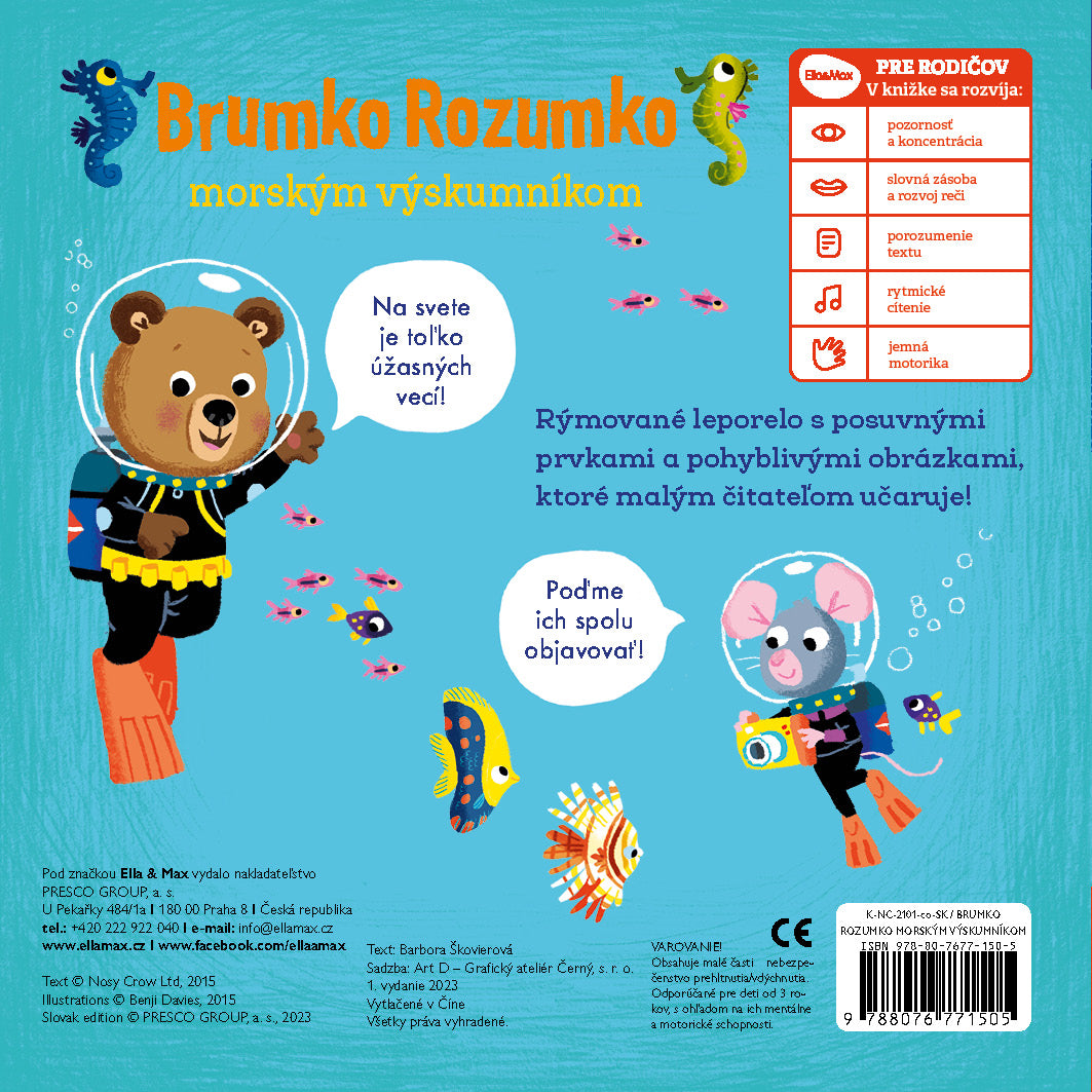 BRUMKO ROZUMKO MORSKÝM VÝSKUMNÍKOM – Obrázky s pohyblivými prvkami
