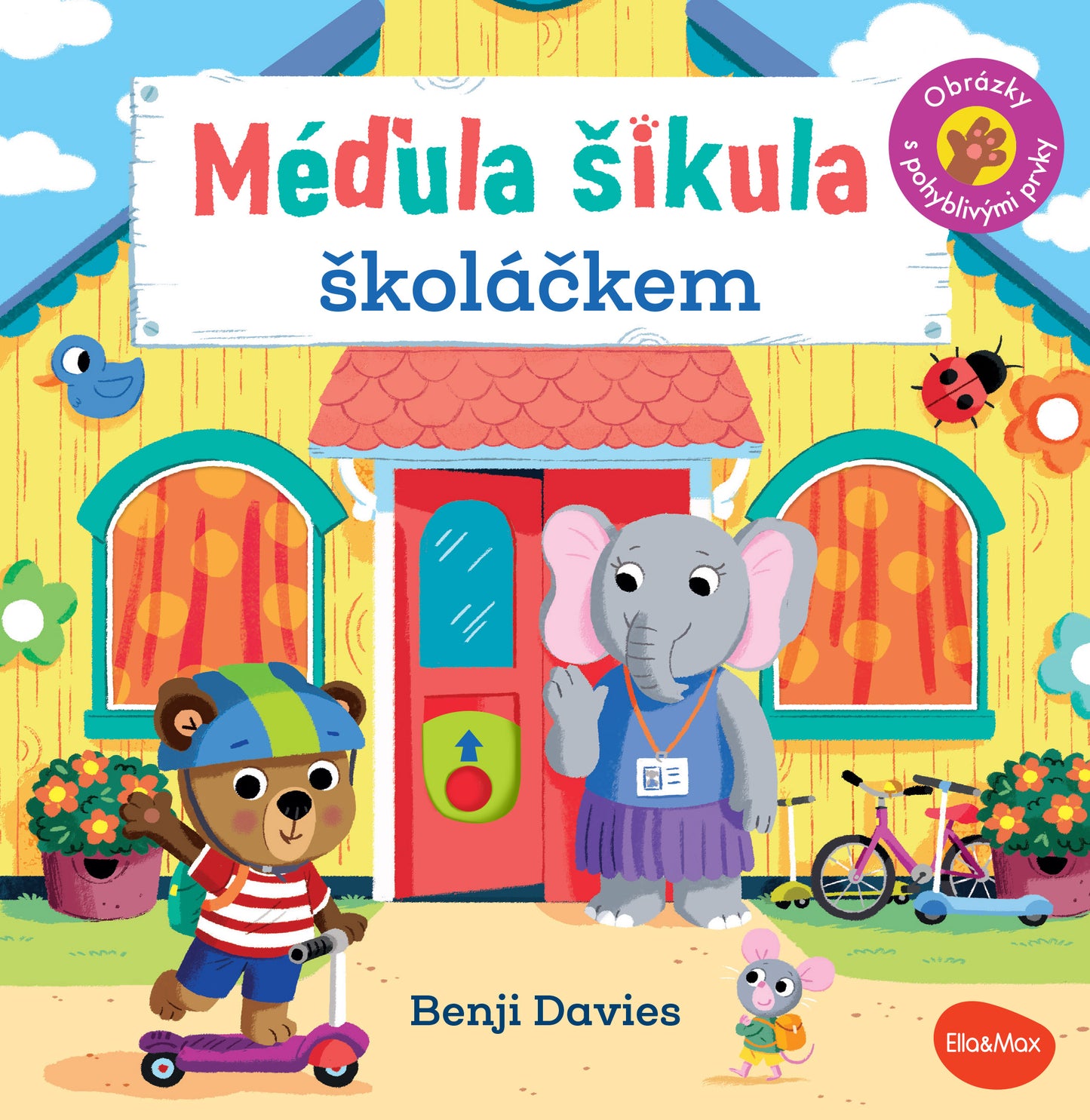 MÉĎULA ŠIKULA ŠKOLÁČKEM – Obrázky s pohyblivými prvky