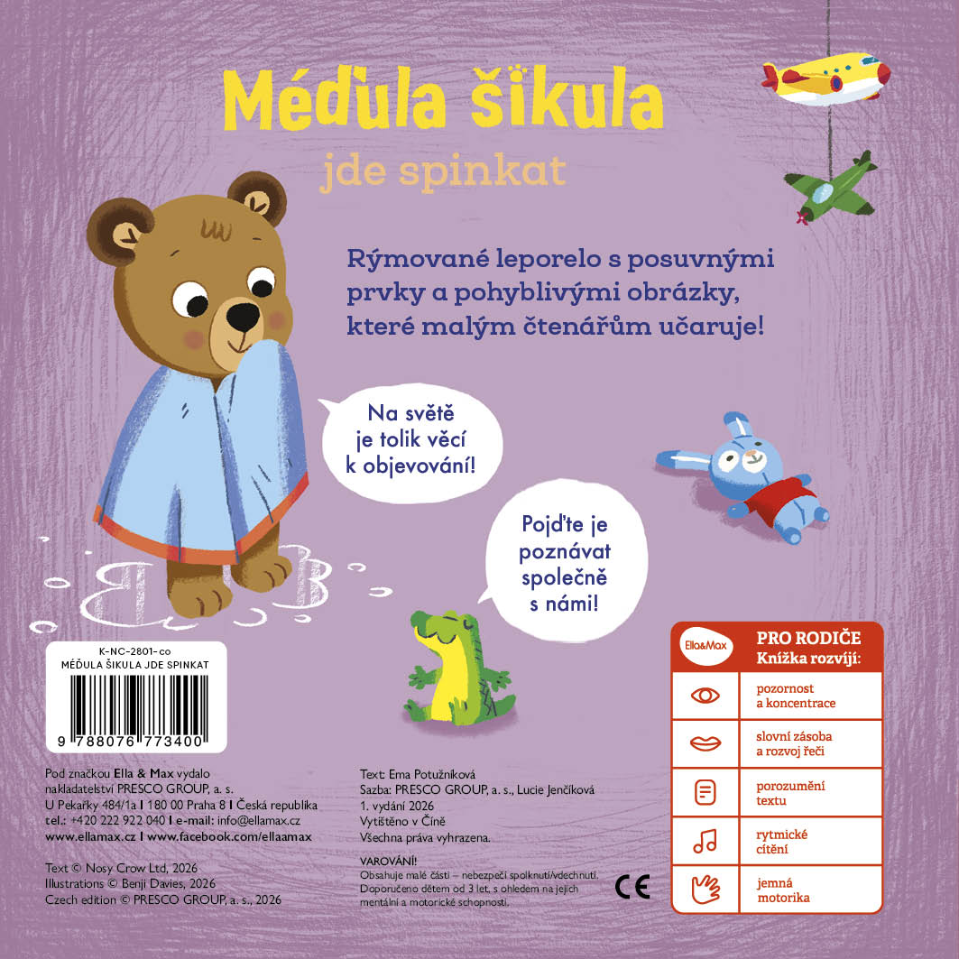 MÉĎULA ŠIKULA JDE SPINKAT – Obrázky s pohyblivými prvky