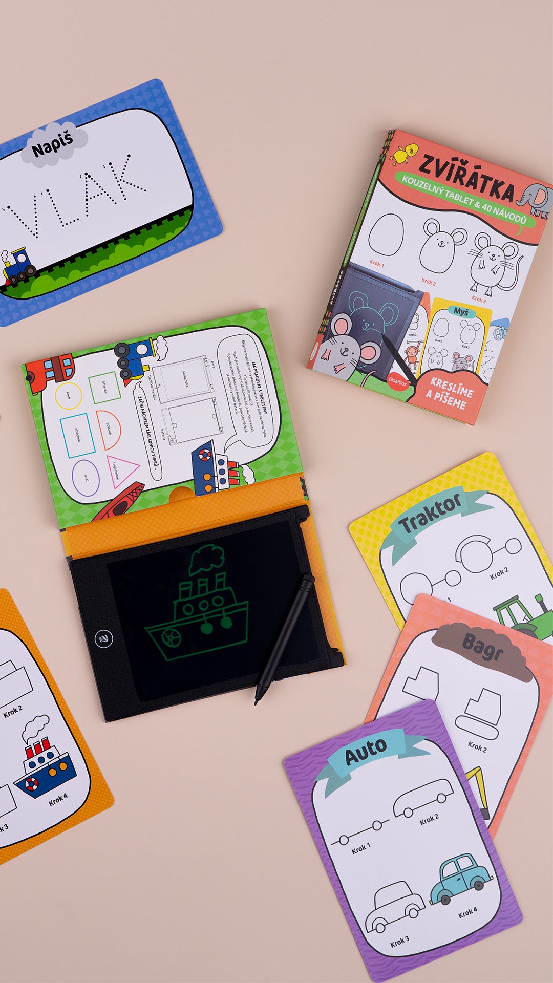 Kouzelný tablet & 40 návodů – ZVÍŘÁTKA
