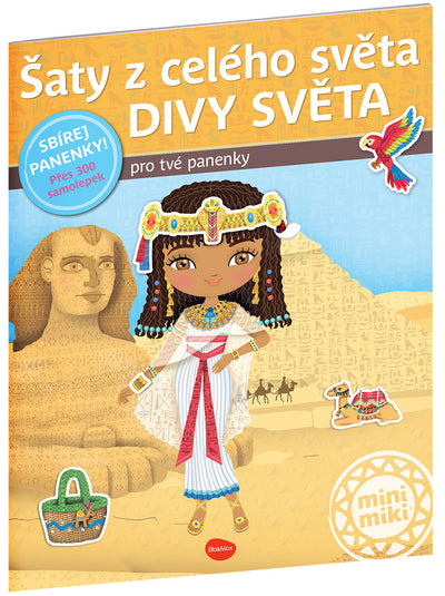 Šaty z celého světa DIVY SVĚTA – Kniha samolepek