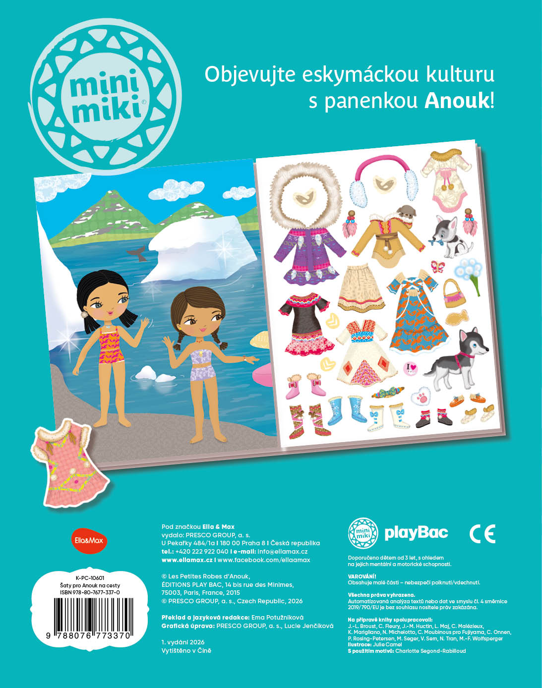 Na cesty: ŠATY PRO ANOUK – Kniha se samolepkami