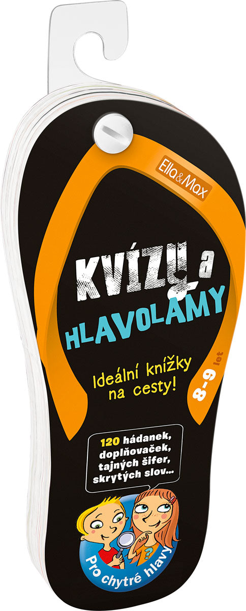 KVÍZY A HLAVOLAMY, 8-9 let - Zábava na cesty