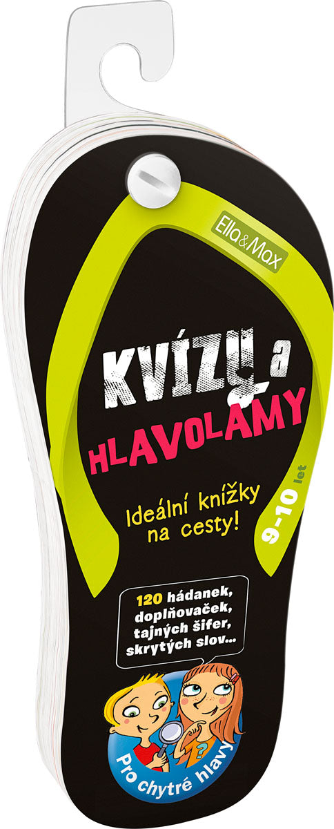 KVÍZY A HLAVOLAMY, 9-10 let - Zábava na cesty