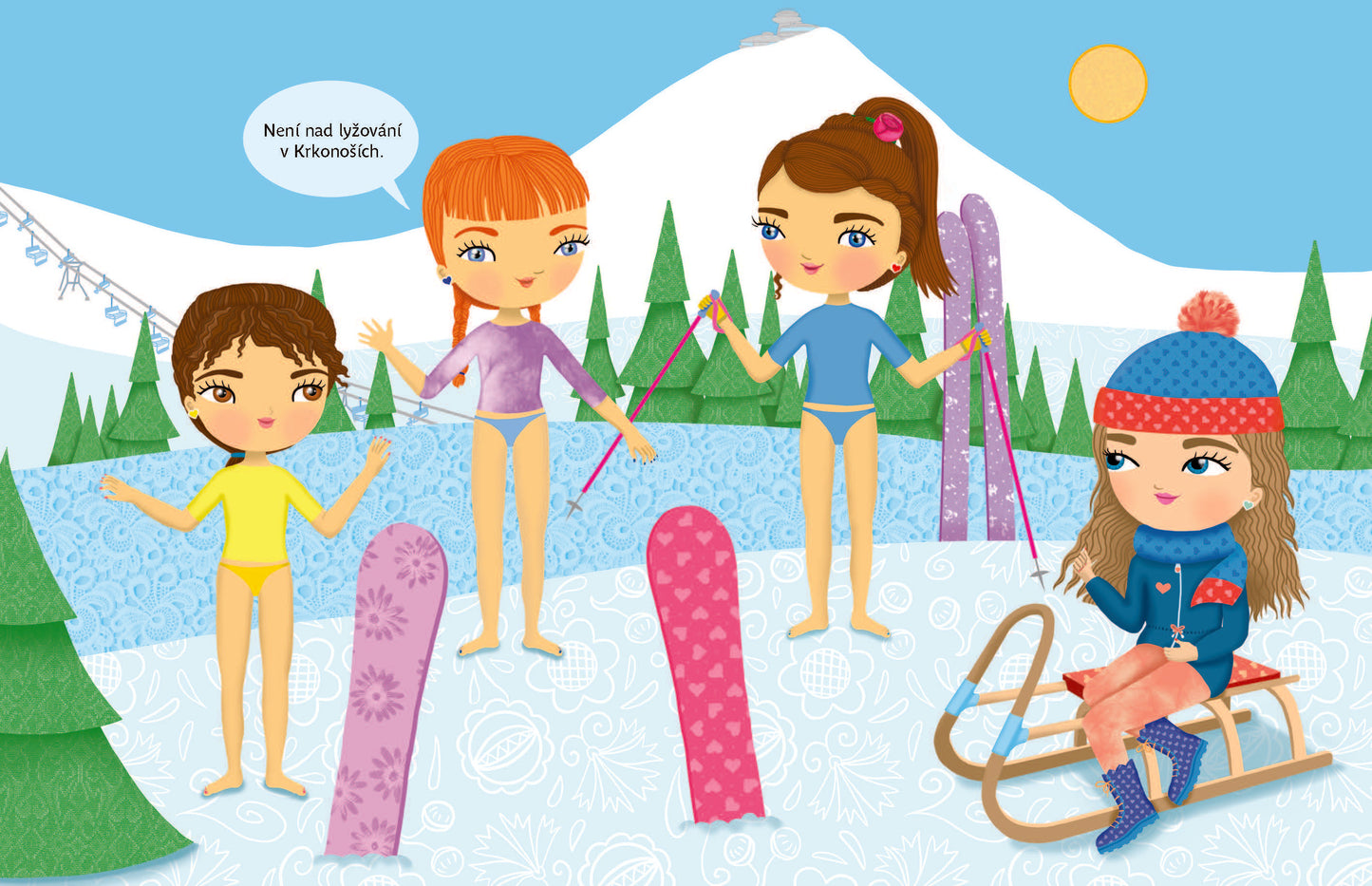 Šaty pro VIKTORKU ─ Kniha samolepek