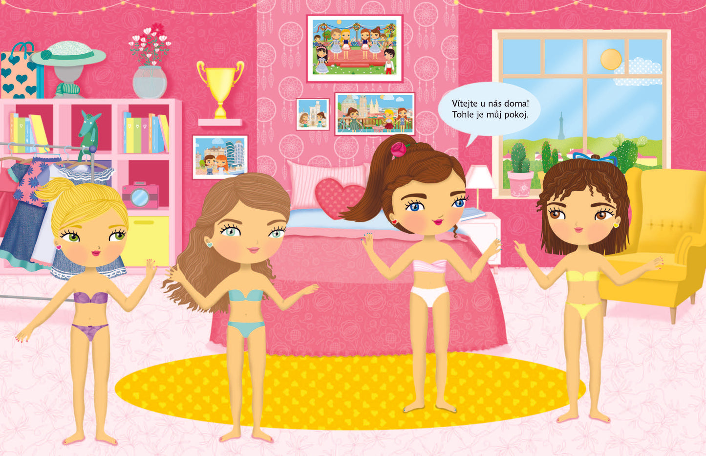 Šaty pro TEREZKU ─ Kniha samolepek