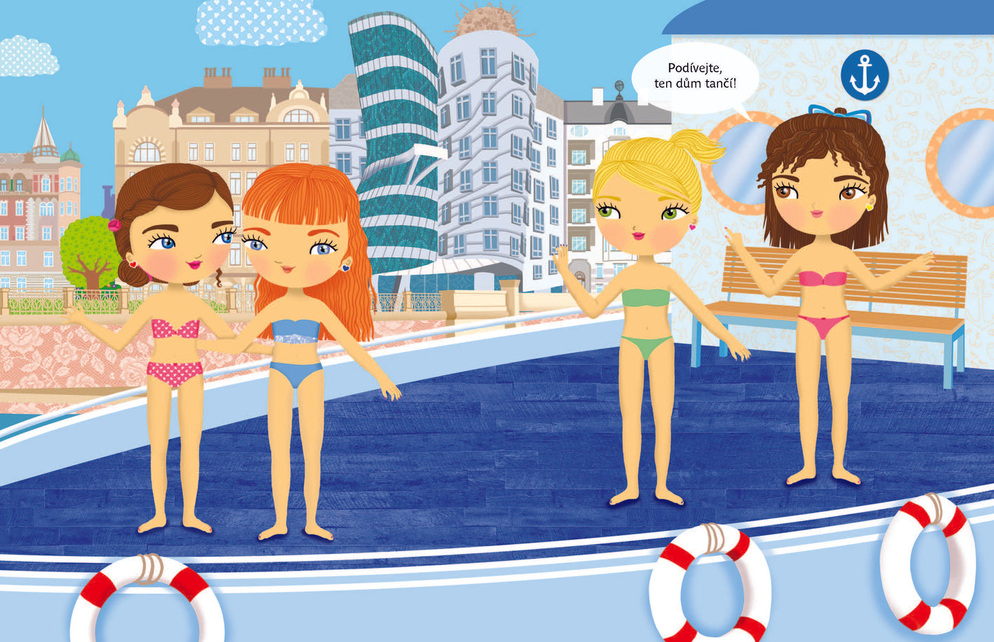 Šaty pro TEREZKU ─ Kniha samolepek