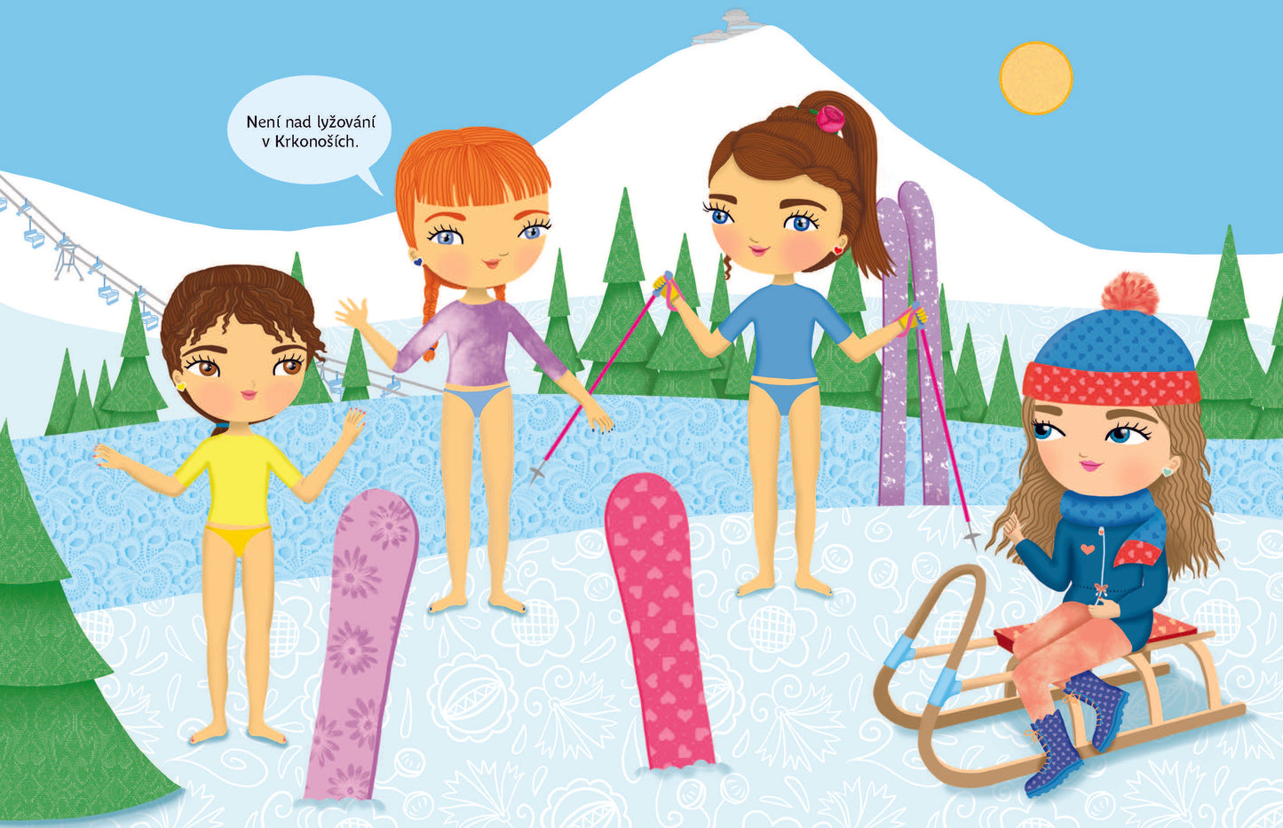 Šaty pro TEREZKU ─ Kniha samolepek