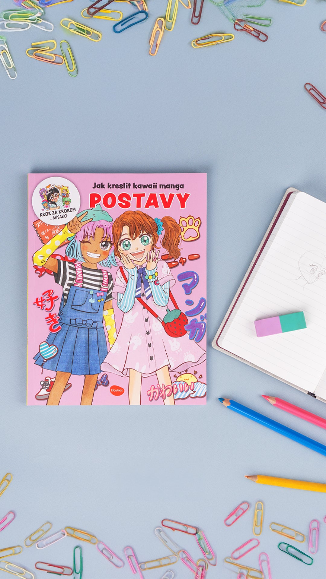 Jak kreslit KAWAII MANGA: POSTAVY – Krok za krokem s MISAKO
