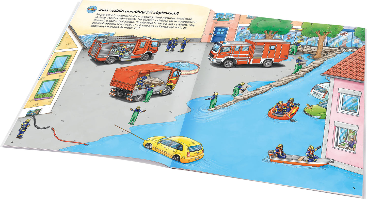 Můj první samolepkový sešit – ZÁSAHOVÁ VOZIDLA