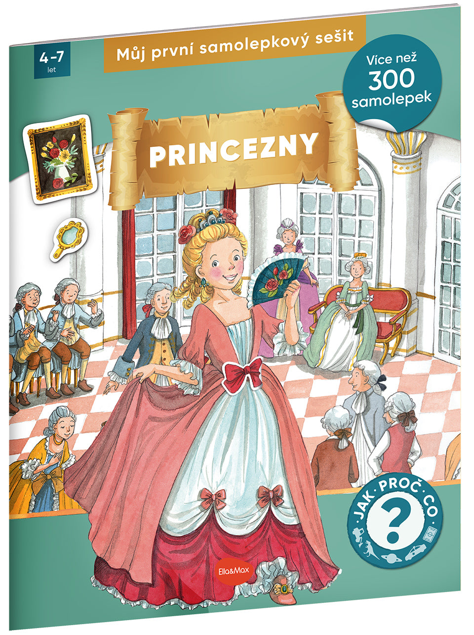 Můj první samolepkový sešit – PRINCEZNY