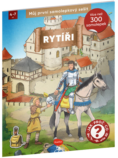 Můj první samolepkový sešit – RYTÍŘI