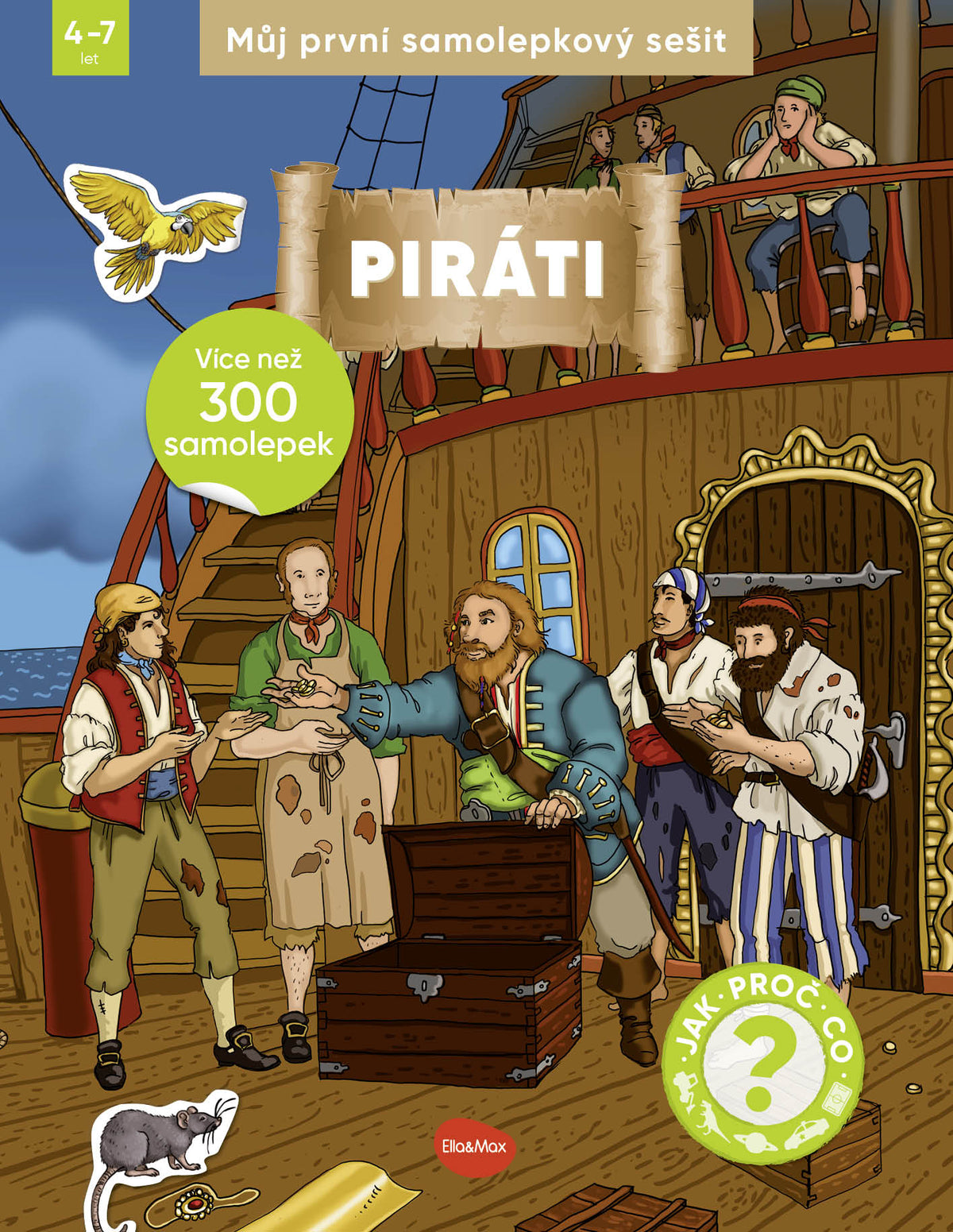 Můj první samolepkový sešit – PIRÁTI
