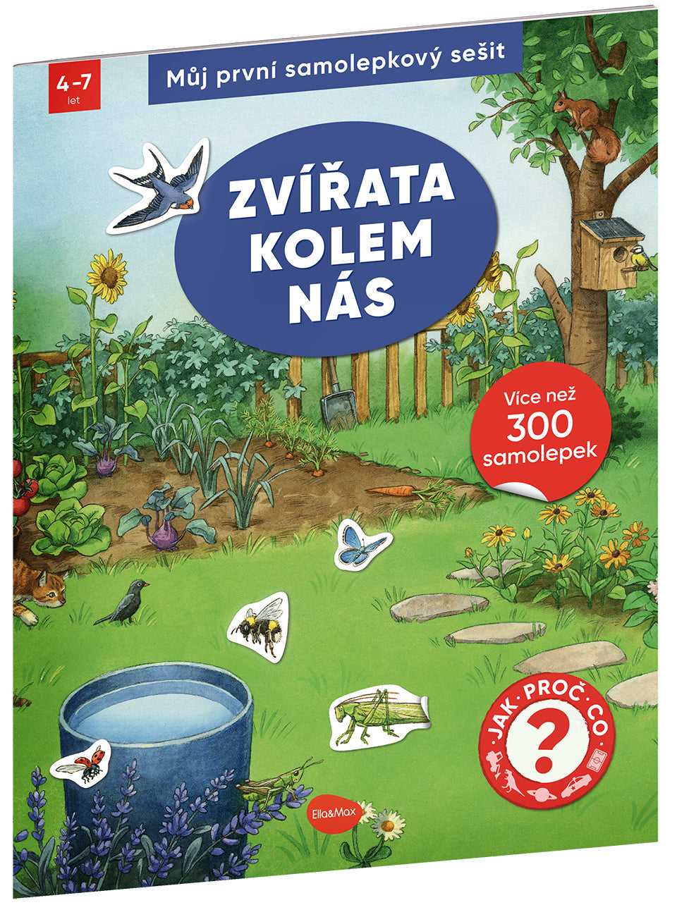 Můj první samolepkový sešit – ZVÍŘATA KOLEM NÁS