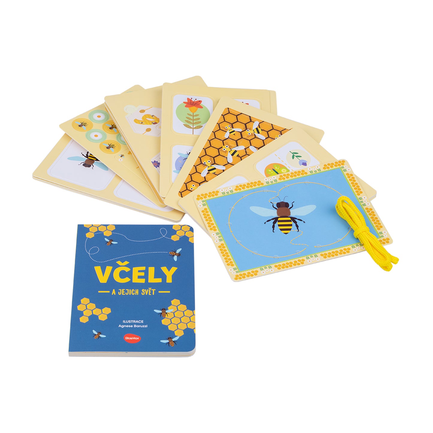 Na cesty – VČELY A JEJICH SVĚT, box: kniha a hry