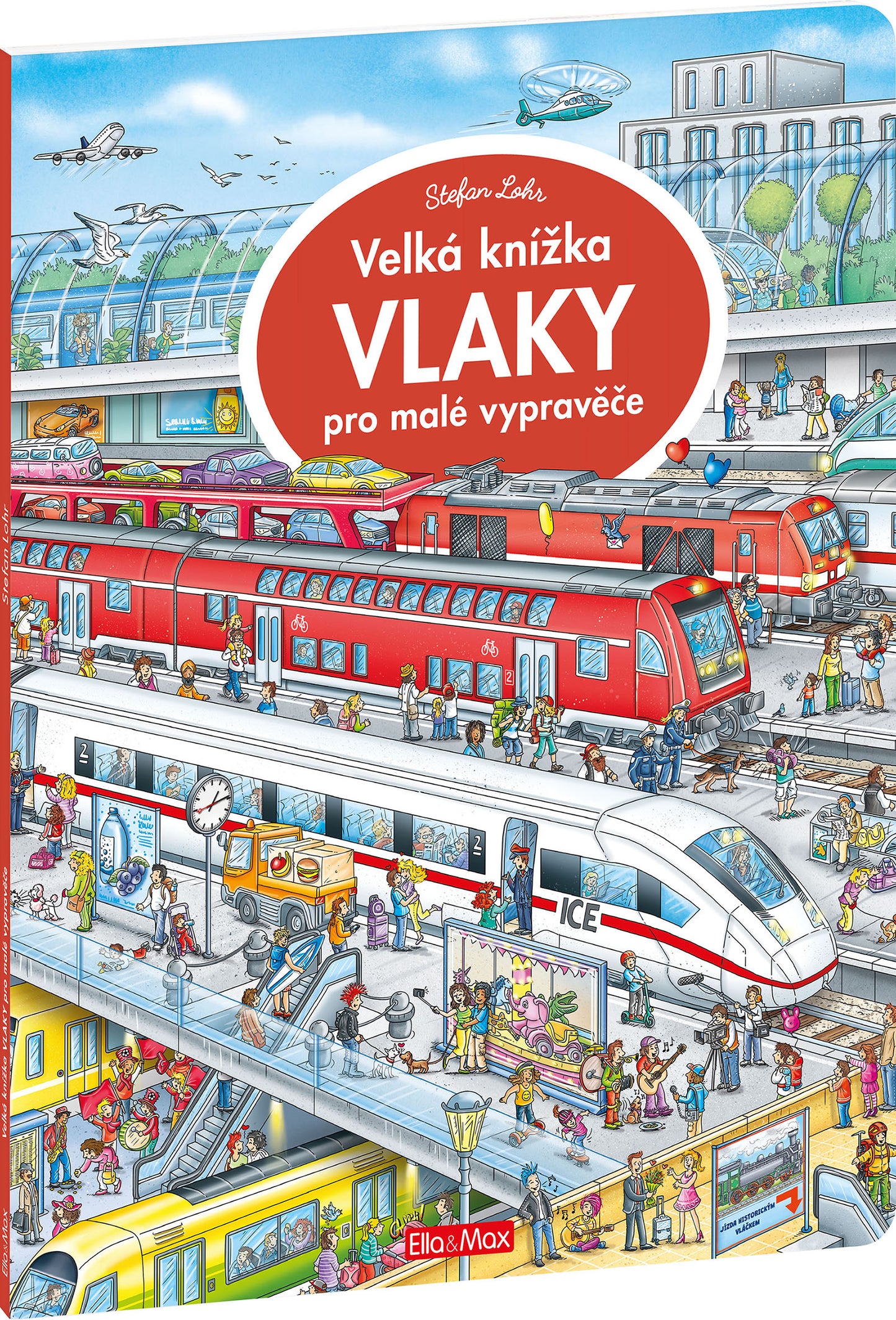 Velká knížka VLAKY pro malé vypravěče