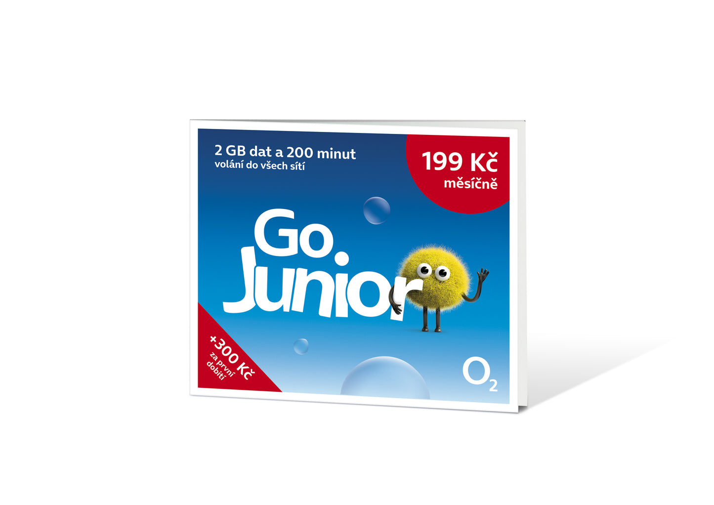 O2 SIM karta Go Junior 2 GB dat a 200 minut