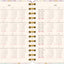 Spirálový 18měsíční diář Petito – Růžový mramor 2025/2026, 13 x 18 cm