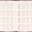 Planbook diář/notes Fialové květy 2026, 13 x 21 cm