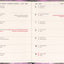 Planbook diář/notes Fialové květy 2026, 13 x 21 cm