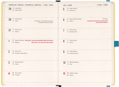 Planbook diář/notes Herbář 2026, 13 x 21 cm