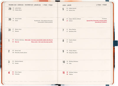 Planbook diář/notes Japonsko 2026, 13 x 21 cm