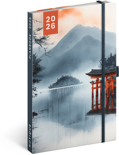 Planbook diář/notes Japonsko 2026, 13 x 21 cm