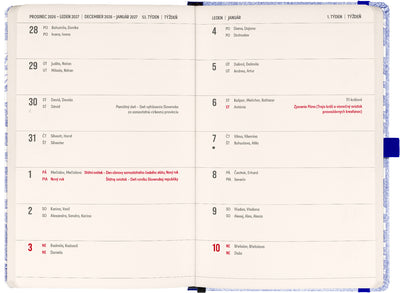Planbook diář/notes Pod mořem  2027, 13 x 21 cm
