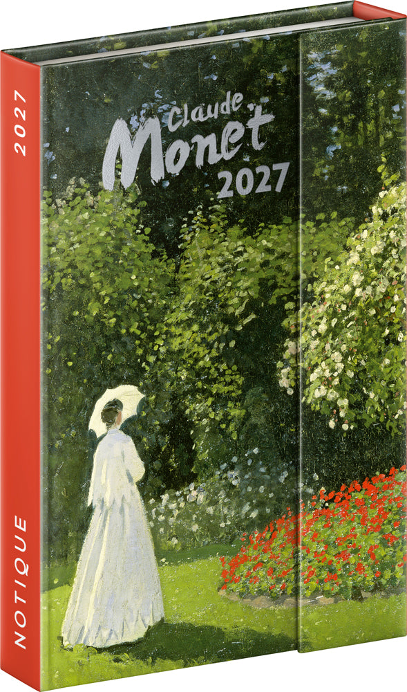 Týdenní magnetický diář Claude Monet 2027, 11 x 16 cm