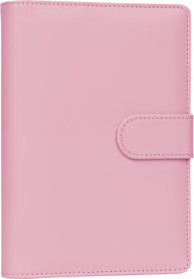 Refill – Týdenní kroužkový diář s vyměnitelnými listy 2027, pudrově růžový, 12,5 x 19 cm