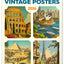 Nástěnný kalendář Vintage plakáty – světová města 2026, 33 x 46 cm