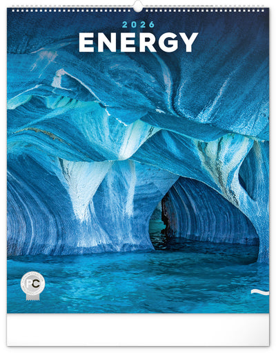 Nástěnný kalendář Energie 2026, 48 x 56 cm