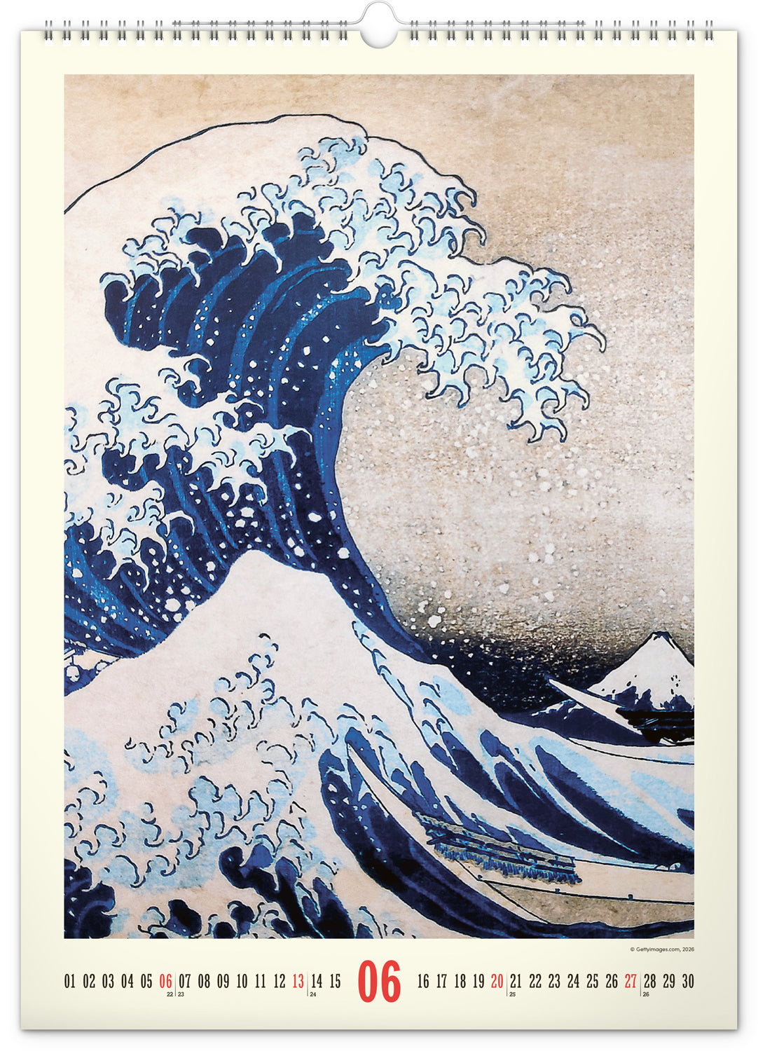 Nástěnný kalendář Vintage plakáty – japonské umění 2027, 33 x 46 cm