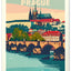 Nástěnný kalendář Vintage plakáty – světová města 2027, 33 x 46 cm