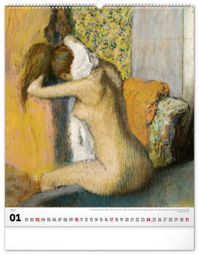 Nástěnný kalendář Impresionismus 2027, 48 x 56 cm