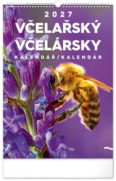 Nástěnný kalendář Včelařský – Včelársky CZ/SK 2027, 33 x 46 cm