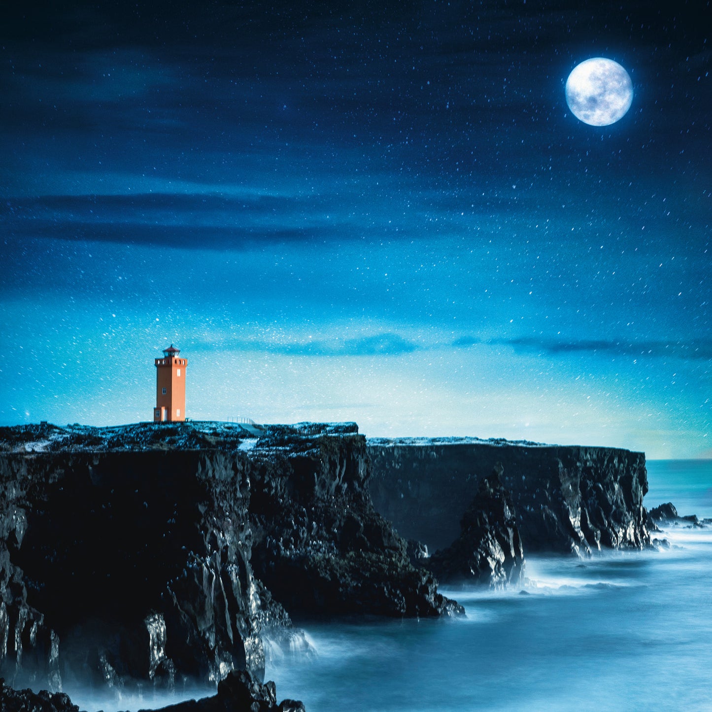 Poznámkový kalendář Měsíc 2026, 30 x 30 cm